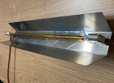 Máng Inox cho bóng đèn sấy Hồng Ngoại chiều dài 350mm