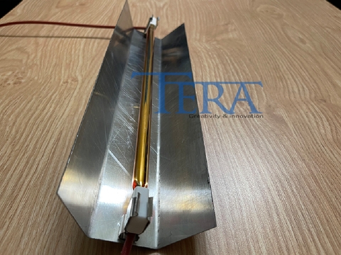 Máng Inox cho bóng đèn sấy Hồng Ngoại chiều dài 350mm