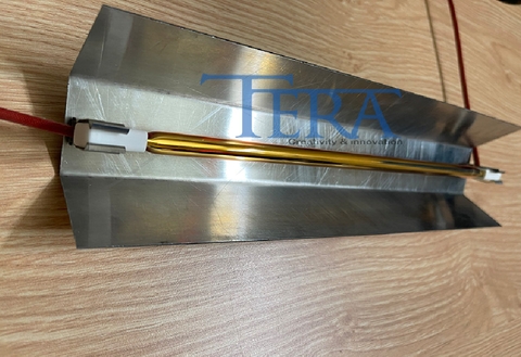 Máng Inox cho bóng đèn sấy Hồng Ngoại chiều dài 350mm