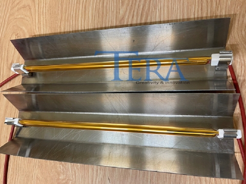 Máng Inox cho bóng đèn sấy Hồng Ngoại chiều dài 350mm