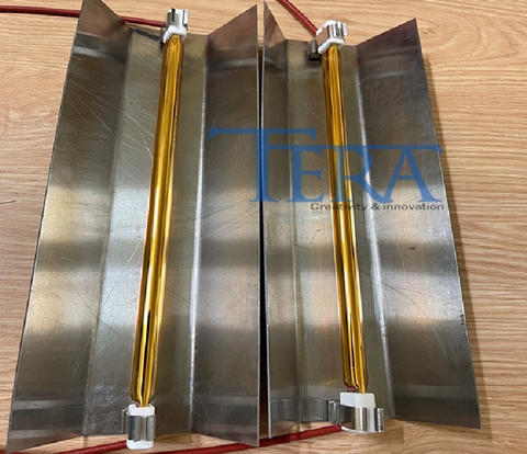 Máng Inox cho bóng đèn sấy Hồng Ngoại chiều dài 350mm