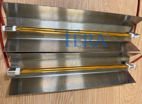 Máng Inox cho bóng đèn sấy Hồng Ngoại chiều dài 350mm