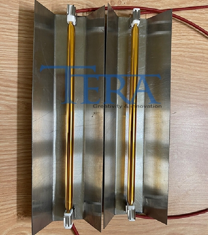 Máng Inox cho bóng đèn sấy Hồng Ngoại chiều dài 350mm