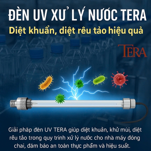 ĐÈN UV XỨ LÝ NƯỚC CHUYÊN DỤNG CHO NHÀ MÁY NƯỚC ĐÓNG CHAI CÔNG NGHIỆP