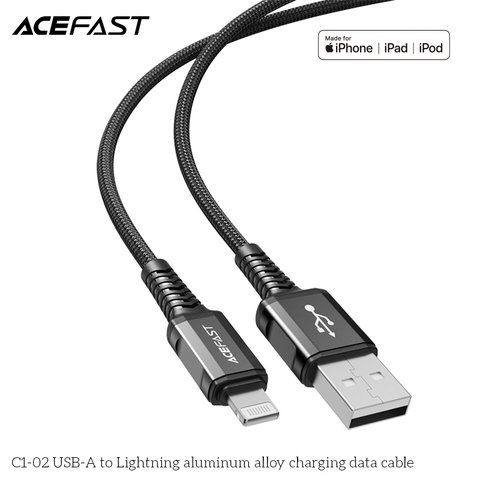 Cáp ACEFAST Lightning (1.2m) - C1-02