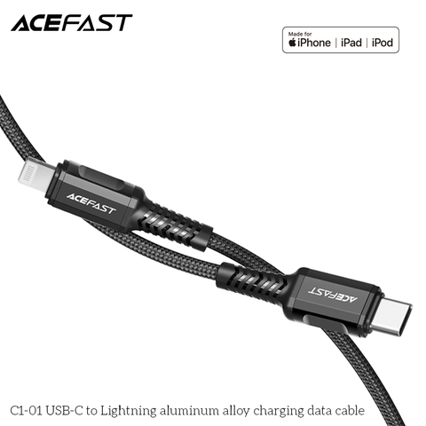 Cáp ACEFAST Type C to Lightning (1.2m) - C1-01