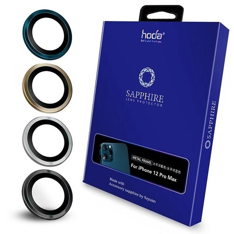 Miếng dán bảo vệ camera HODA Sapphire cho iPhone 12 Pro Max