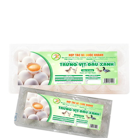 TRỨNG VỊT ĐẦU XANH