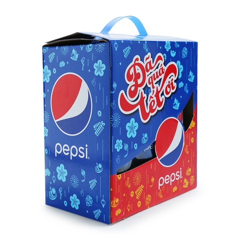 Nước giải khát có gas Pepsi lốc 6 chai x 390ml