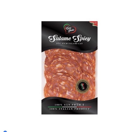 XÚC XÍCH Ý CAY SALAMI CUORE 80G