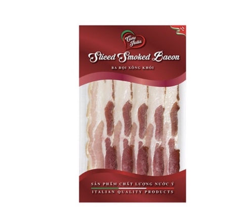BA RỌI MUỐI XÔNG KHÓI CẮT LÁT ITALIA CUORE 80G - xuất xứ Ý