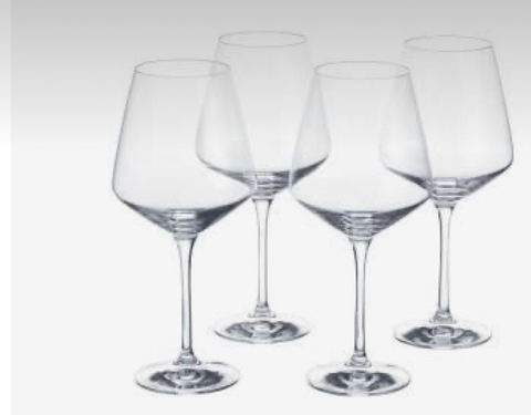 Bộ ly vang thủy tinh