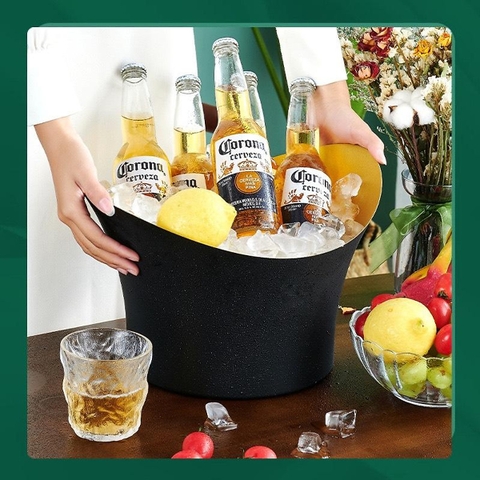 Xô Đá Inox Cao Cấp Ướp 10 Lít