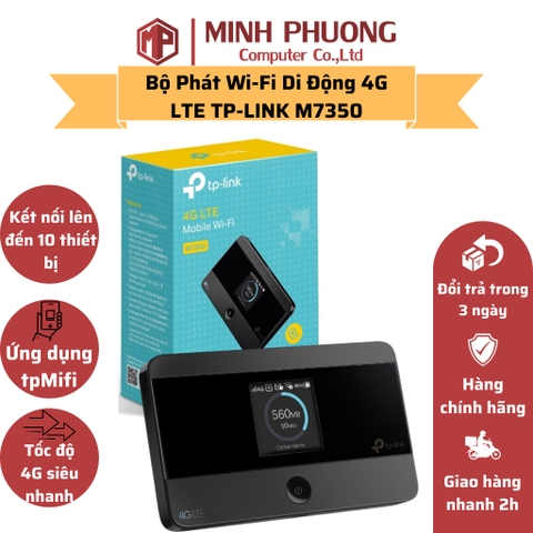 Bộ Phát Wi-Fi Di Động TP-Link M7350 4G LTE