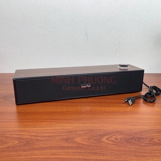 Loa Máy Tính Leerfei 2.0 E-350M Để Bàn Vân Gỗ Dùng Cho ĐT, TV, Laptop