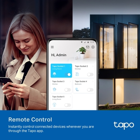 Ổ Cắm Thông Minh TP-Link Tapo P100 / P110M WiFi Điều Khiển Từ Xa, Hẹn Giờ, Hỗ Trợ Matter