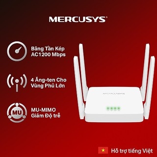 Bộ Phát Wifi Mercusys AC10 Dual Band Tốc Độ 1200Mbps