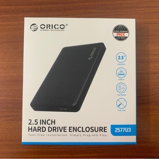 Ổ Cứng ORICO 2577U3-BK 2.5 inch USB 3.0 LED (đọc dữ liệu 5Ghz)