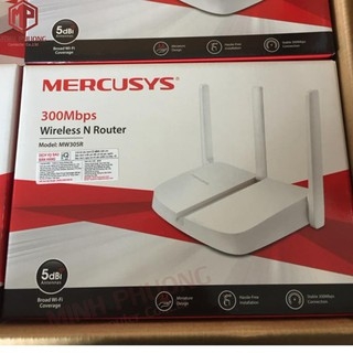 Bộ Phát Wifi Mercusys 3 Râu MW305R 300Mbps