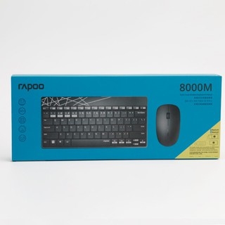 Bộ Phím Chuột Rapoo 8000M USB-Wireless - Black