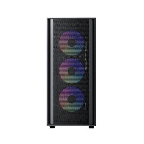 Vỏ Case Máy Tính Kenoo Esport AF241 – 3F | ATX | 3 Fan Rainbow | Kính Cường Lực