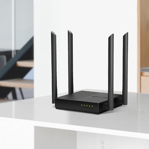 Bộ Phát Router Wi-Fi TP-Link Archer C64 Băng Tần Kép Chuẩn AC1200 Router WiFi Gigabit MU-MIMO