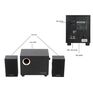 Loa Máy Tính Microlab X2 2.1 - M106BT - M105