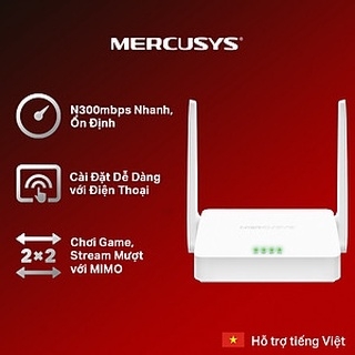 Bộ Phát WiFi 2 Râu Mercusys MW301R Chuẩn N Tốc Độ 300Mbps