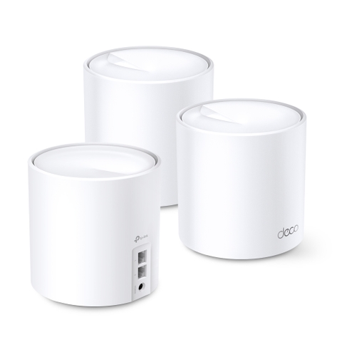 Bộ Phát WiFi Mesh TP-Link Deco X60 (1-pack, 2-pack, 3-pack) WiFi 6 AX5400