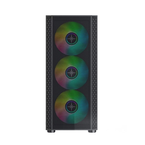 Vỏ Case Máy Tính Kenoo Esport EM700 – E-ATX | Kính Cường Lực | 3 Fan RGB Rainbow