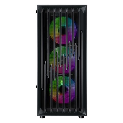 Vỏ Case Máy Tính Kenoo Esport EM730 – E-ATX / ATX, Kính Cường Lực, 3 Fan Rainbow Có Sẵn