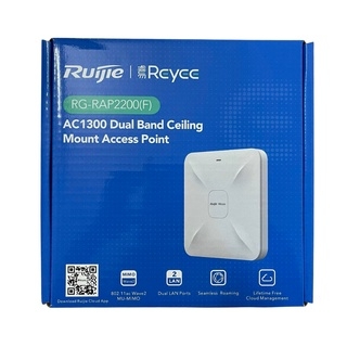Bộ Phát Wi-fi Ruijie RG-RAP2200(F) Ốp Trần Hoặc Gắn Tường 1000Mbps