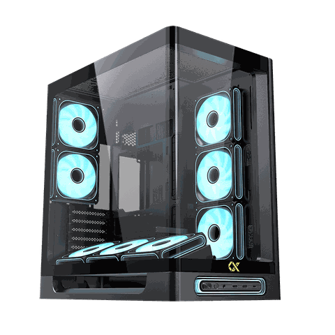 Vỏ case Xigmatek Heaven E-ATX – Kính cong, hỗ trợ main Back-Connect