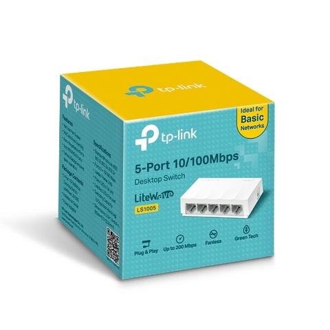 Bộ Chia Tín Hiệu Switch TP-Link LiteWave LS1005 / LS1008 5/8 Cổng 10/100Mbps - Mở Rộng Mạng Dễ Dàng