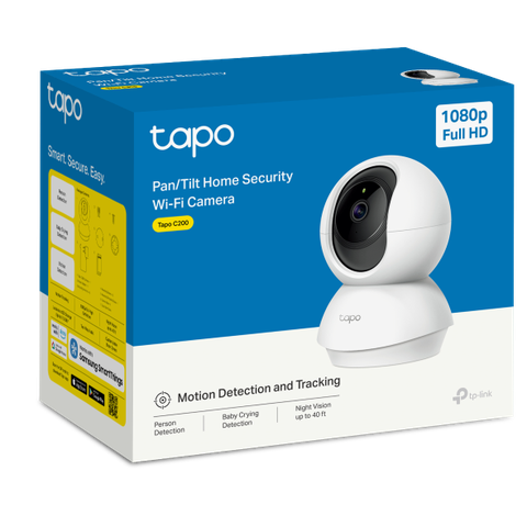 Camera wifi TP-Link Tapo C200 TC70 Hàng chính hãng quay quét 360độ
