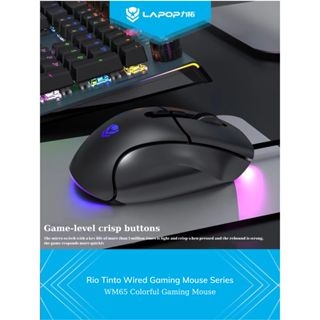 Chuột Gaming LAPOP WM65 Có Dây Full LED