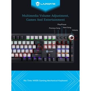 Bàn Phím Cơ Gaming LAPOP WK95