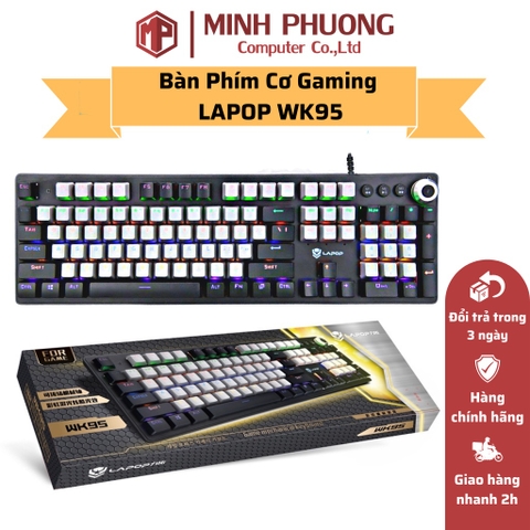 Bàn Phím Cơ Gaming LAPOP WK95