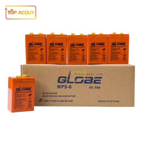 ẮC QUY GLOBE 6V - 5AH (WP5-6)