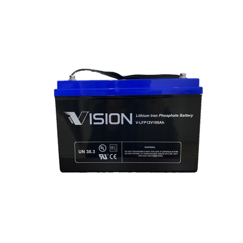 ẮC QUY PIN LITHIUM VISION 12V-100AH IRON PHOSOPHATE V-LFP12100