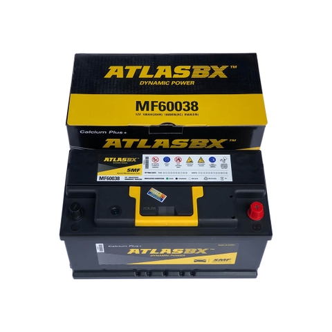 ẮC QUY ATLAS 12V - 100AH DIN MF60038 (DIN100)