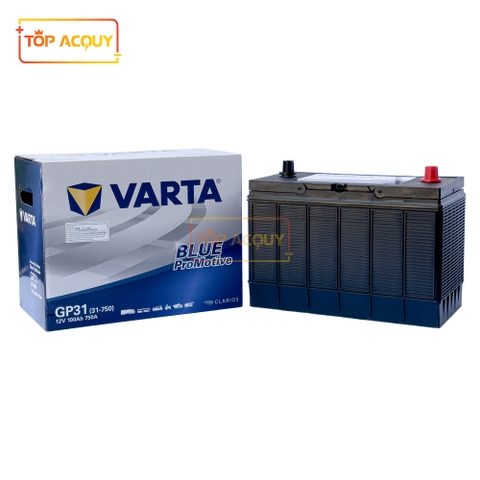 ẮC QUY VARTA 12V - 100AH 31 - 750 (GP31) CHUYÊN DỤNG CHO XE TẢI, MÁY PHÁT ĐIỆN