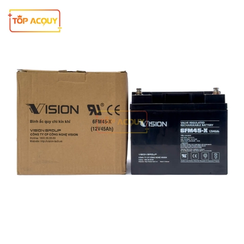 ẮC QUY VISION 12V - 45AH 6FM45-X