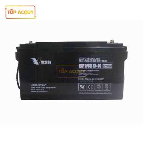 ẮC QUY VISION 12V - 80AH 6FM80-X