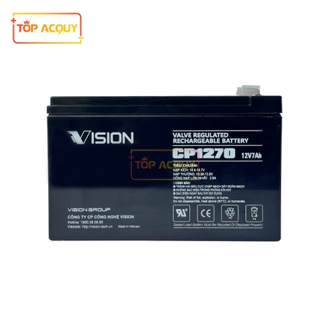 ẮC QUY VISION 12V - 7AH CP1270