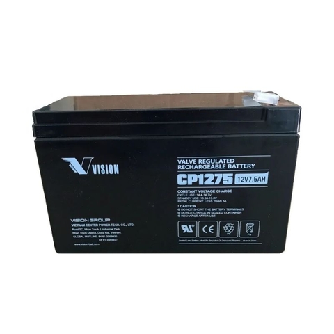 ẮC QUY VISION 12V - 7.5AH CP1275