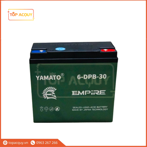 ẮC QUY YAMATO EMPIRE 6-DPB-30 12V-30AH