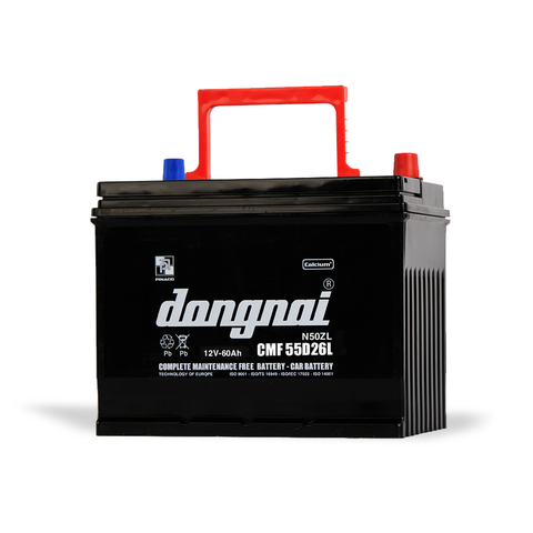 ẮC QUY ĐỒNG NAI 12V - 60AH CMF 55D26L