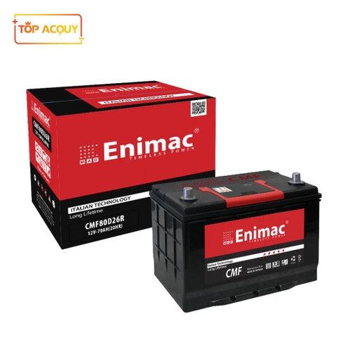 ẮC QUY ENIMAC 12V 70AH CMF 80D26R