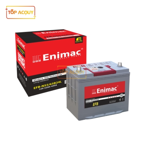 ẮC QUY ENIMAC 12V 52AH EFB N55/65B24L